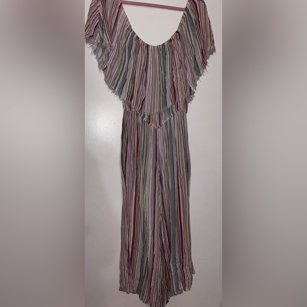Striped Multicolor Jumpsuit - Picture 2 of 4